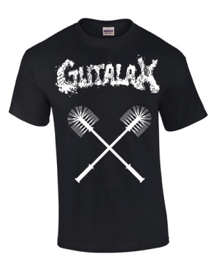 GUTALAX - toilet brushes - black T-Shirt