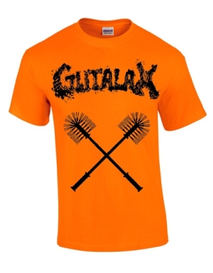 GUTALAX - toilet brushes - savety orange T-Shirt size XL