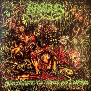 HAGGUS - 7'' EP - Three Cadavers, Two Corpses And A Carcass (Green Vinyl)