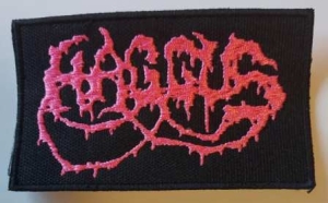 HAGGUS - embroidered pink Logo Patch (by SMG)