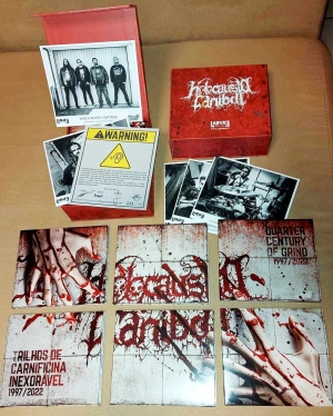 HOLOCAUSTO CANIBAL - 6x CD BOX - Quarter Century Of Grind - 19972022 - Trilhos De Carnificina Inexoravel