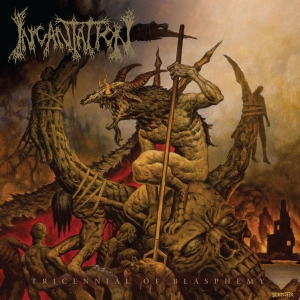 INCANTATION - 3-Panel Gatefold 12'' 3LP - Tricennial Of Blasphemy (Gold Vinyl)