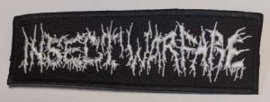 INSECT WARFARE - embroidered old white logo Patch (by SMG)