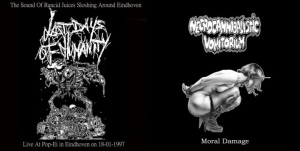LAST DAYS OF HUMANITY / NECROCANNIBALISTIC VOMITORIUM -CD Split-