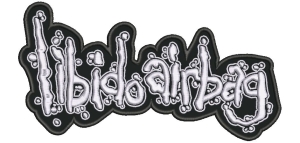 LIBIDO AIRBAG - Large cut-out embroidered Logo Patch (21 x 11cm)