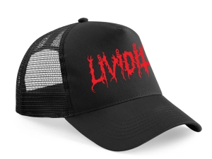 LIVIDITY - embroidered red Logo TRUCKER HAT