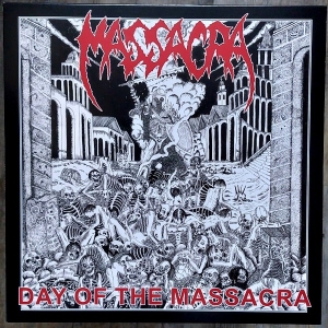 MASSACRA - 12'' LP - Day Of The Massacra (Demo Compilation) (Clear With Black Red Splatter Vinyl)