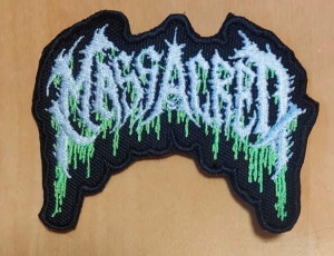 MASSACRED - cut-out Logo embroidered Patch (by SMG)