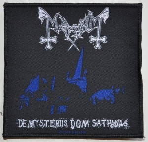 MAYHEM - De Mysteriis Dom Sathanas - woven Patch