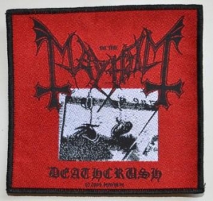 MAYHEM - Deathcrush - woven Patch