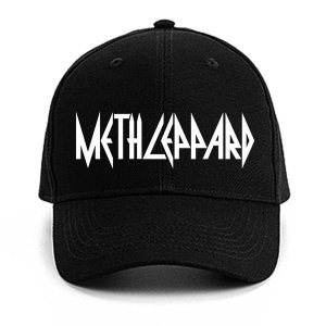 METH LEPPARD - embroidered Logo BASEBALL CAP