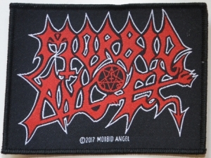 MORBID ANGEL - red Logo - woven Patch