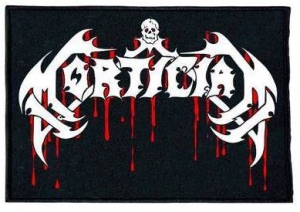 MORTICIAN - emboidered Bloody Logo Patch (by SMG)