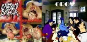 OXIDISED RAZOR / OROS - Slim Digipak split CD -