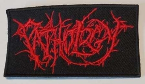 PATHOLOGY - Embroidered red logo Patch  (by SMG)