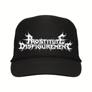 PROSTITUTE DISFIGUREMENT - gedrucktes Logo TRUCKER HAT
