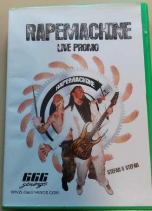 RAPEMACHINE - CDr - Live Promo (in green DVD Cover with Autographys from Stefan & Stefan)