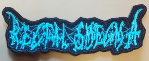 RECTAL SMEGMA - blue cut-out Logo embroidered Patch (by SMG)