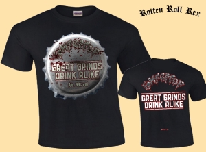 ROMPEPROP - Great Grinds Drink Alike - Black T-Shirt