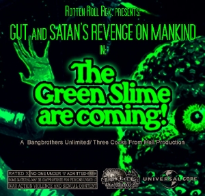 GUT / SATAN'S REVENGE ON MANKIND -Split CD- "The Green Slime are coming"