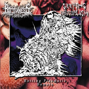 SEEPING PROTOPLASM / ROTTENNESS - split CD - Rotting Plasmatic Domain