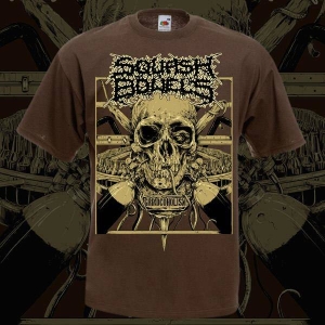 SQUASH BOWELS - Grindcoholism - brown T-Shirt size L