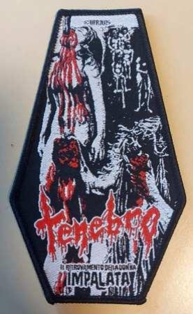 TENEBRO - black border - woven Patch