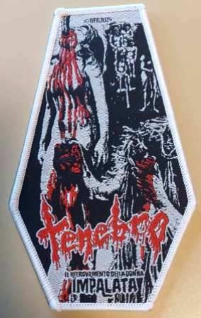 TENEBRO - white border - woven Patch