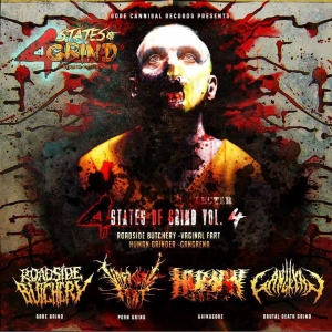 V/A: 4 STATES OF GRIND vol. 4 - split CD - w. Vaginal Fart / Roadside Butchery / Gangrena / Human