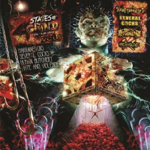 V/A: 4 STATES OF GRIND VOL. 5 - split CD - MARRANEITORS / HUMAN BUTCHERY / HATE & VIOLENCE / SEVERAL COCKS
