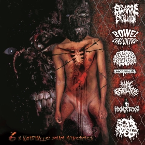 VA: 6x KOTSTULLE ZUM MITNEHMEN - split CD - w. Anal Fistfuckers, Cerebra Enema, Bowel Evacuation, Bizarre Ejakulation, HxMxRxS, Gecinyelö