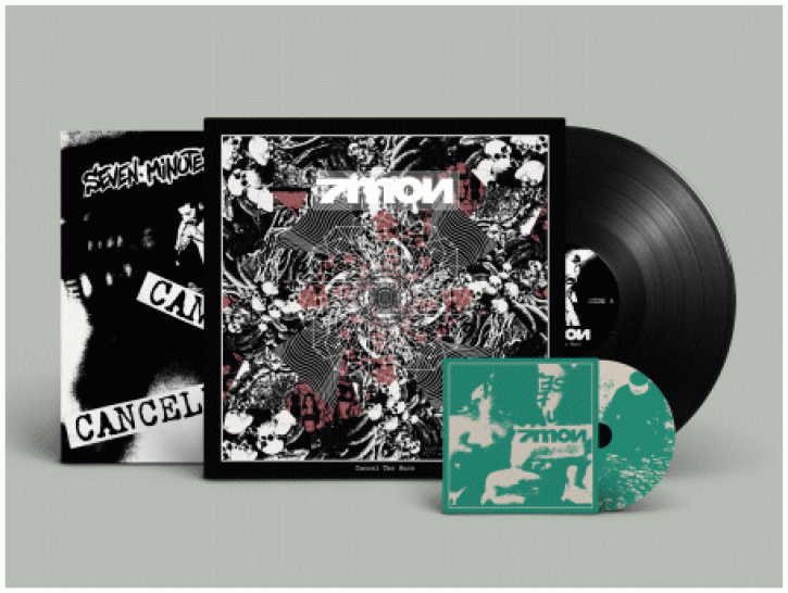 7 MINUTES OF NAUSEA - 12''  LP + CD - Cancel the Rose (black Vinyl)
