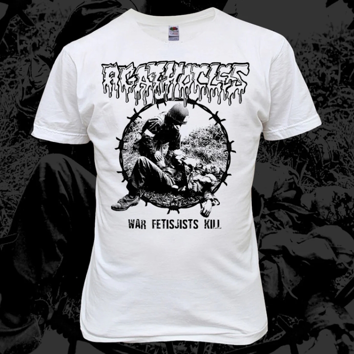 AGATHOCLES - War Fetisjists Kill - T-Shirt Größe L