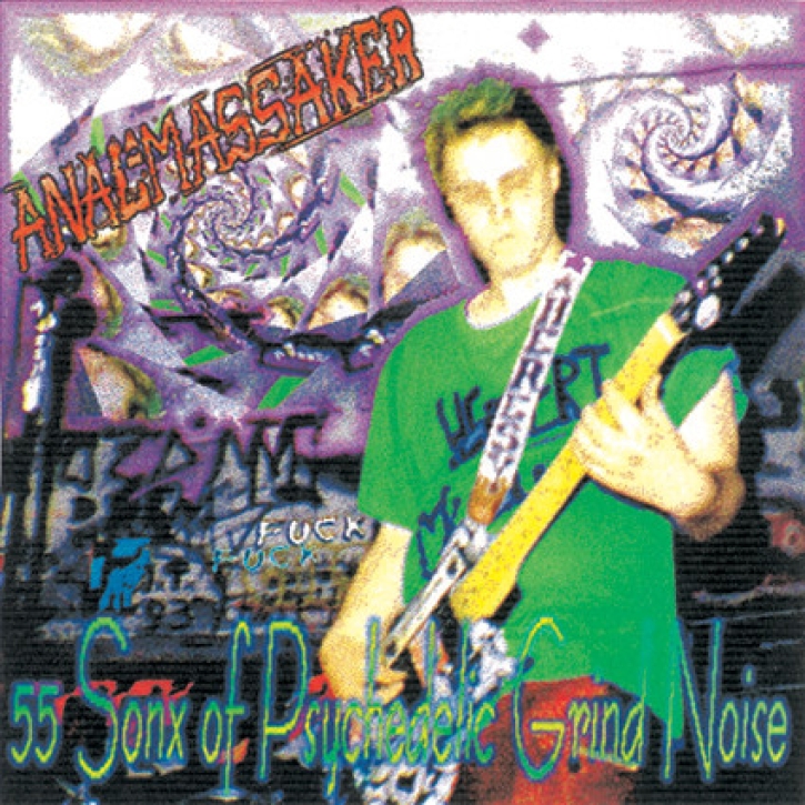 ANAL MASSAKER - CD - 55 Sonx Of Psychedelic Grind Noise (2nd Hand, rare, near mint)
