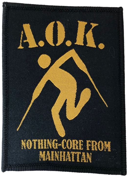 A.O.K. - Nothingcore from Mainhatten - woven Patch
