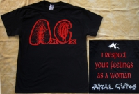 ANAL CUNT / AxCx - I Respect Your Feelings - T-Shirt size XL