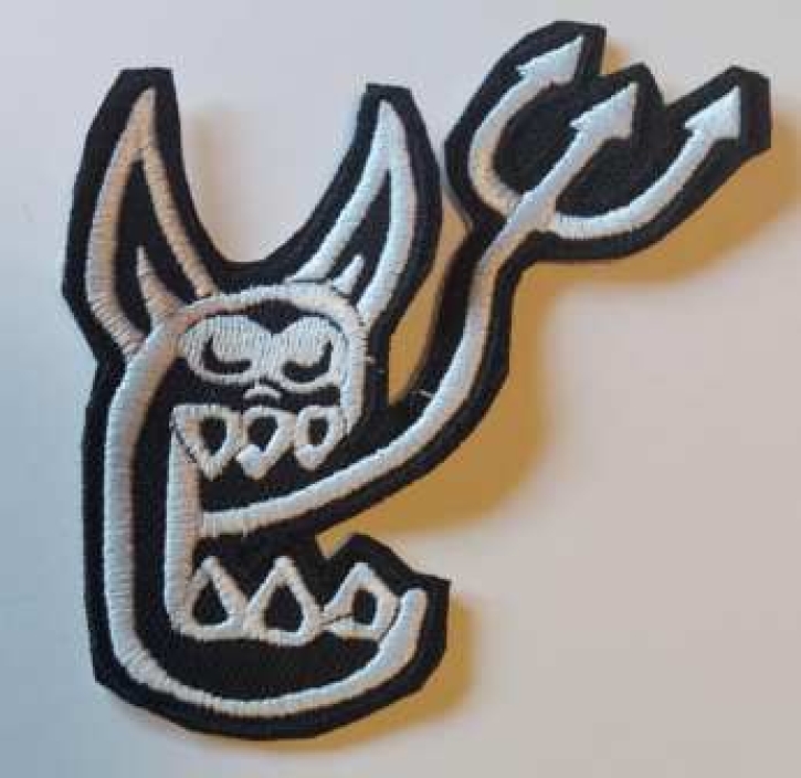 BIRDFLESH - Devil cutout  - embroidered Patch (by SMG)