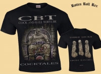 COCK AND BALL TORTURE - Cocktales - T-Shirt Größe M