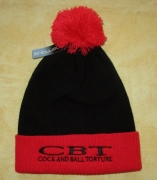 COCK AND BALL TORTURE - Snowstar® Two-Tone Beanie red - black Logo