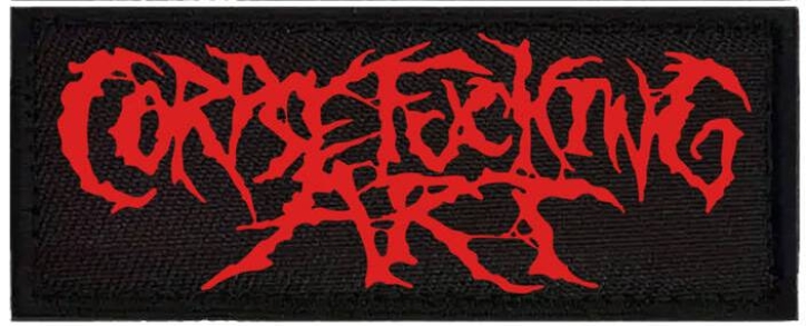 CORPSEFUCKING ART - embroidered Logo Patch (by SMG)