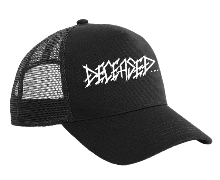DECEASED - embroidered Logo TRUCKER HAT (by SMG)