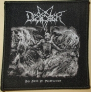 DESASTER - The Art of Destruction - woven Patch
