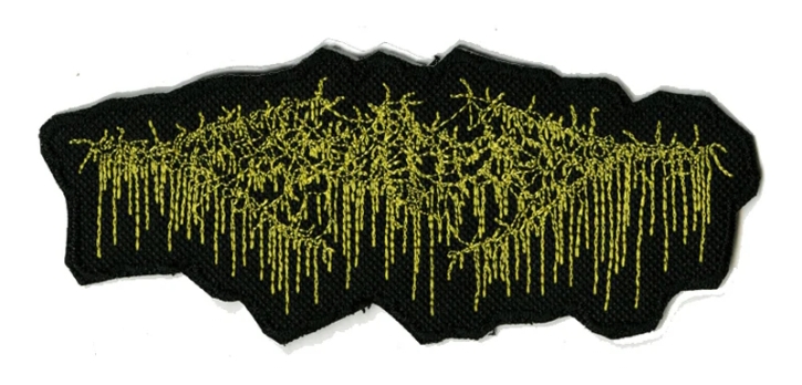 FESTERDECAY - yellow cut-out embroidered patch (by SMG)