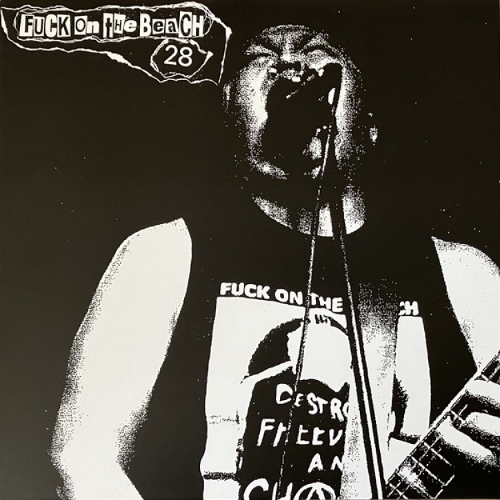 FUCK ON THE BEACH - 12'' LP - 28 (Screenprinted B side)