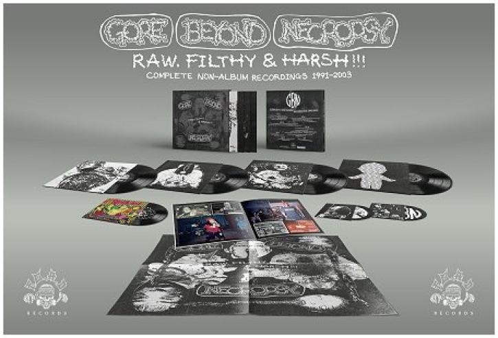 GORE BEYOND NECROPSY - Boxset 12'' 4LP + 7'' EP + 2xCD  -  Raw, filthy & harsh!!! (black Vinyl)