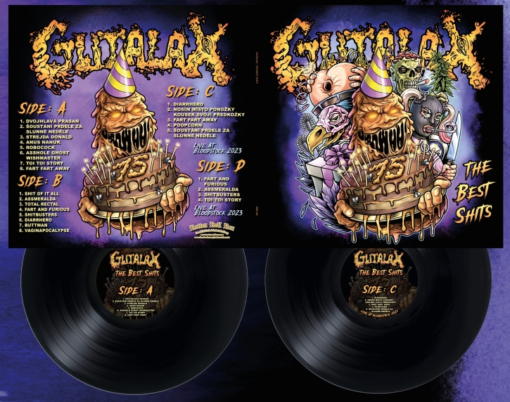 GUTALAX - Gatefold 2LP - The Best Shits (Black Vinyl)