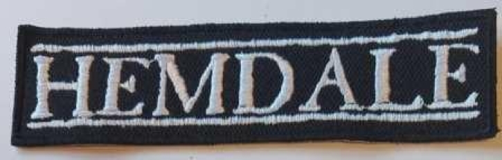 HEMDALE - white Logo embroidered Patch (by SMG)