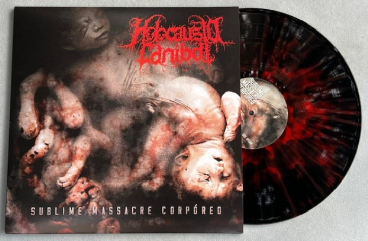 HOLOCAUSTO CANIBAL 12'' LP - Sublime Massacre Corpóreo (Splatter - Conjoined Triplets Version)