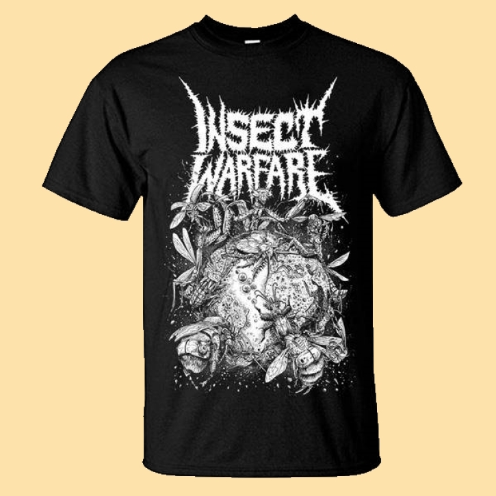 INSECT WARFARE - At War With Grindcore - T-Shirt size M