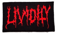 LIVIDITY - embroidered  RED logo Patch
